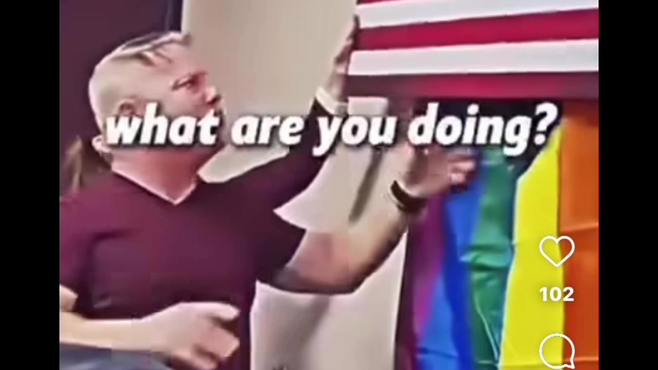 Teacher Was Caught By A Parent After Throwing The American Flag In Trash Can Calling It Outdated