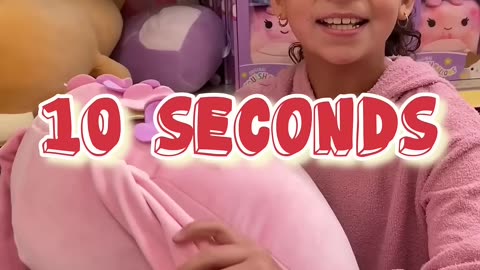 Buying all the Squishmallows you can carry in 10 Seconds‼️#shorts #squishmallows #challenge #fypシ