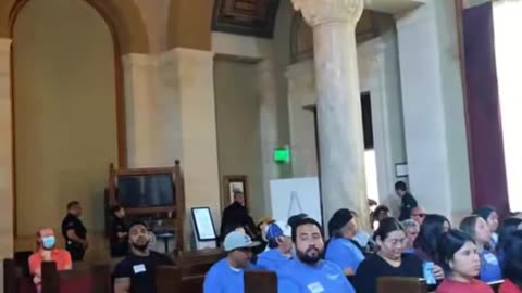 City Councilwoman Monica Rodriguez Violates Brown Act During LAPD Chief Swearing In Ceremony 10-30-2024