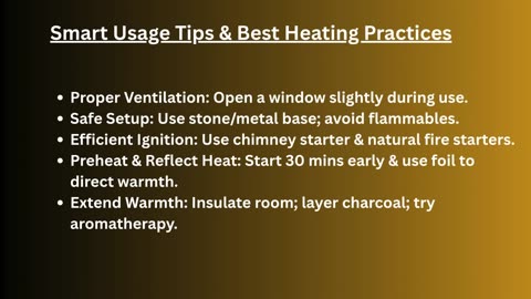 How to use Coconut Charcoal for Room Heating: The Ultimate Eco-Friendly Warmth Solution.