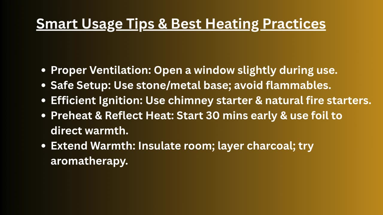 How to use Coconut Charcoal for Room Heating: The Ultimate Eco-Friendly Warmth Solution.