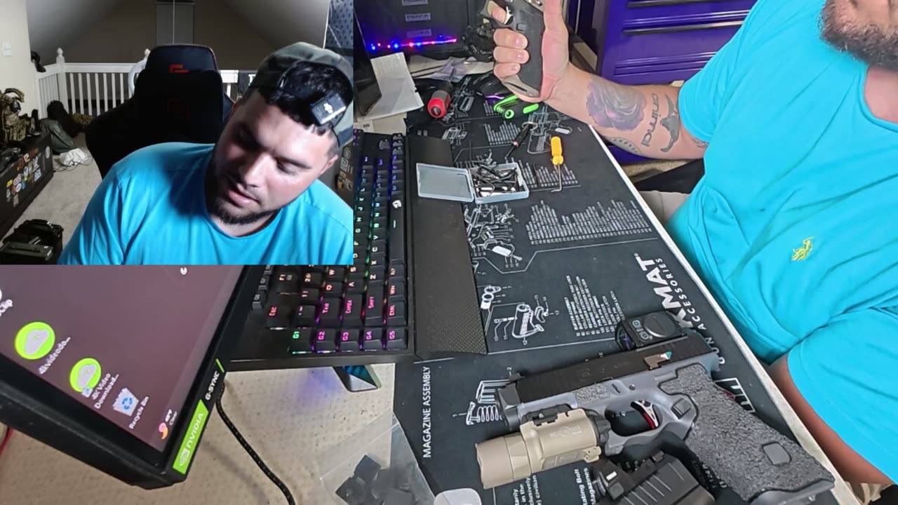 just hanging out with my two Glocks and friends