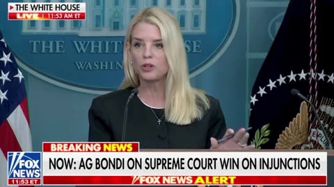 WINNING - AG Bondi On SCOTUS Win On Injunctions