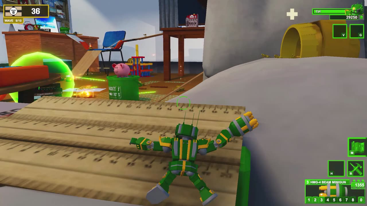 Testing the robot faction in Attack on Toys