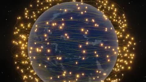 Number of satellites launched into space each year 1957-2024