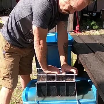 Putting The Top On_ The Easiest Way To Secure It! #livingoffgrid #freeheat