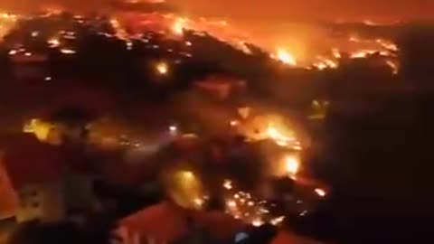 Turkey: Large forest fires on the outskirts of the city of Bursa in northwest Turkey