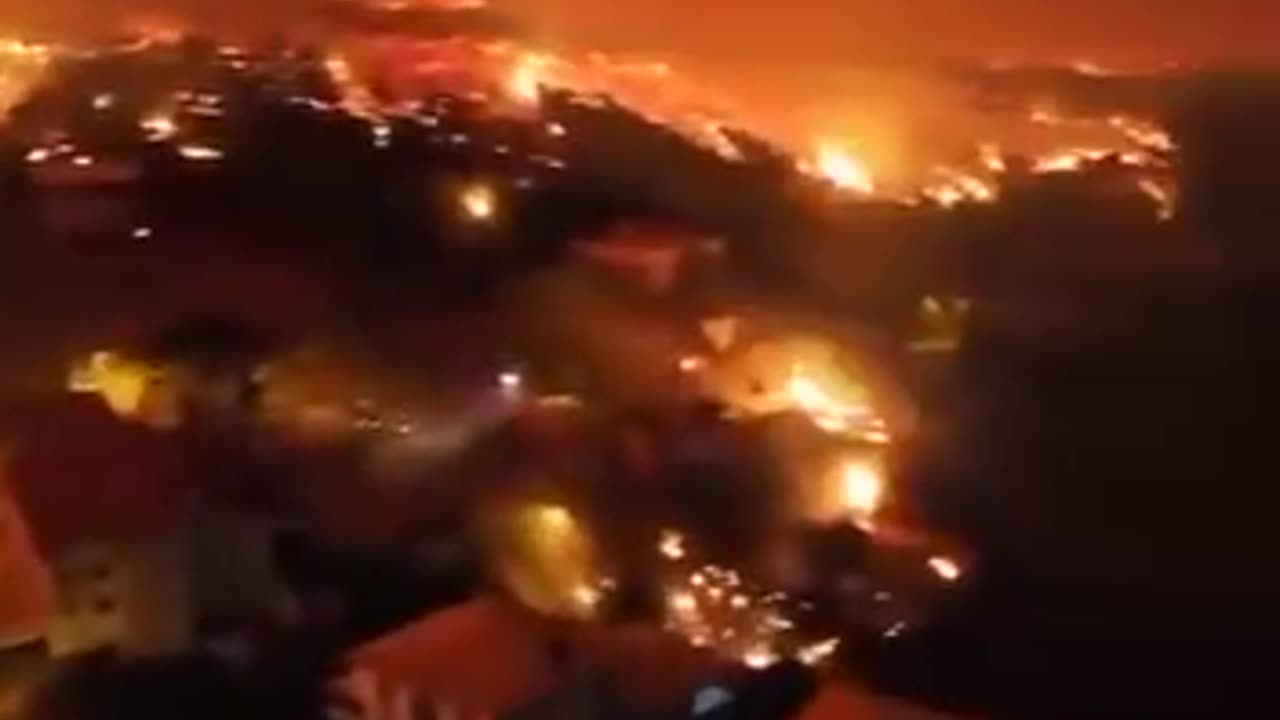 Turkey: Large forest fires on the outskirts of the city of Bursa in northwest Turkey