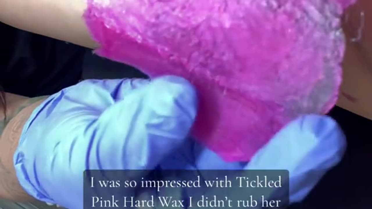 Underarm Waxing with Sexy Smooth Tickled Pink Hard Wax | Gentle & Effective Hair Removal @skin.boss_