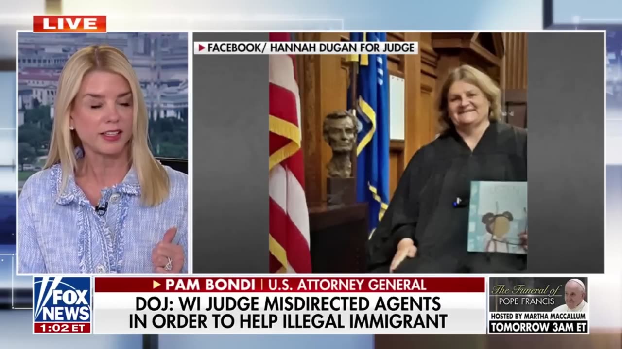 Bondi Explains Shocking Interference By Wisconsin Judge In ICE Arrest Of Violent Illegal Alien