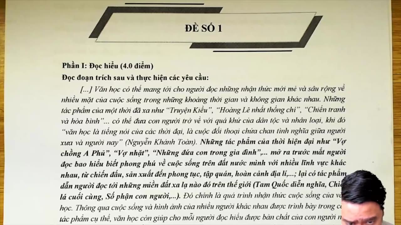 1 CHỮA ĐỀ SỐ 1 SÁCH 30 ĐỀ SO SÁNH