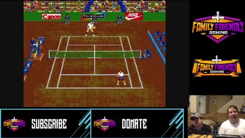 Andre Agassi Tennis Gameplay