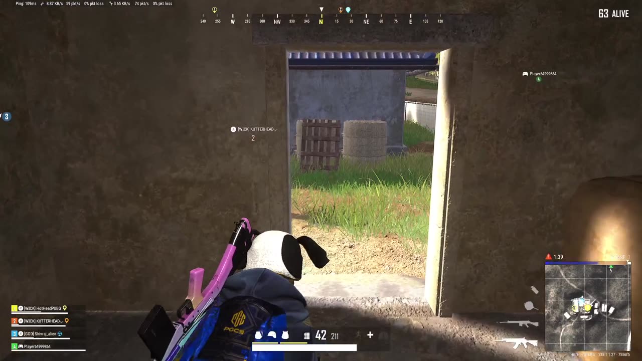 PS5 PUBG TAEGO SQUAD GAMEPLAY