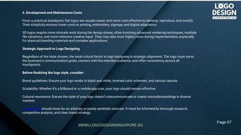 Flat vs. 3D Logos: Which Style Suits Your Business Best?-Logo Design