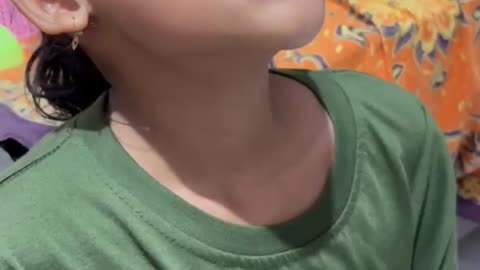 Child Faked Out by Mozzarella Cheese Pastry