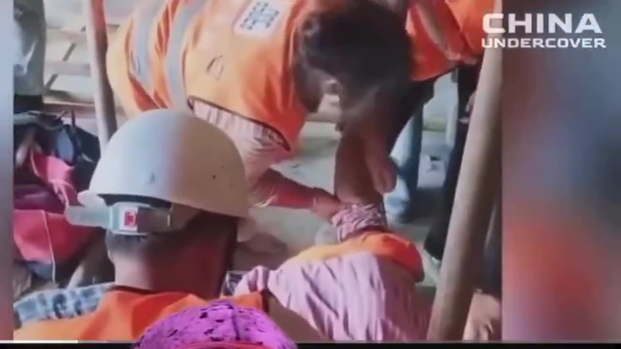 The sun is wearing the people out in China.