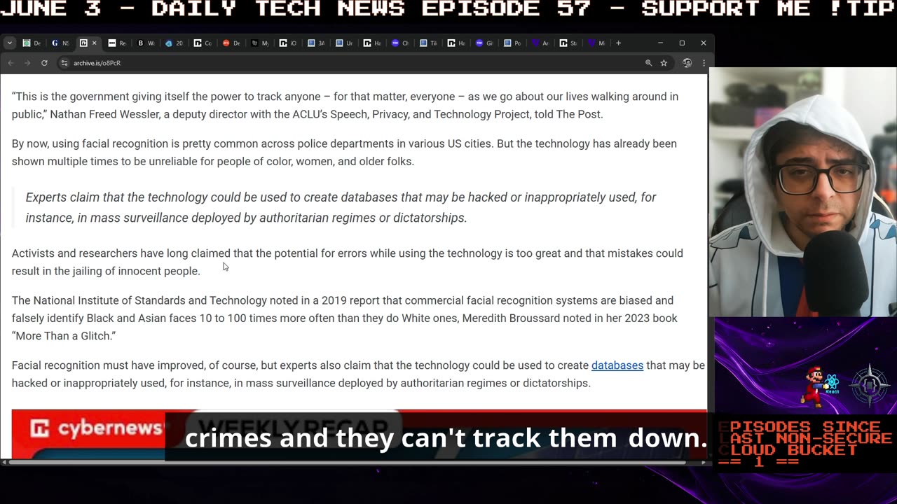 new orleans secretly use facial recog software