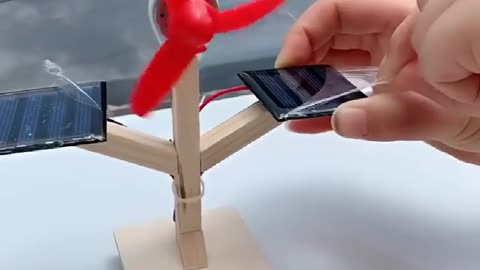 DIY Solar Panel Propeller Fan Dynamo Circuit