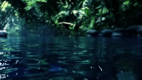 10-Hour Flowing Water White Noise for Work & Productivity