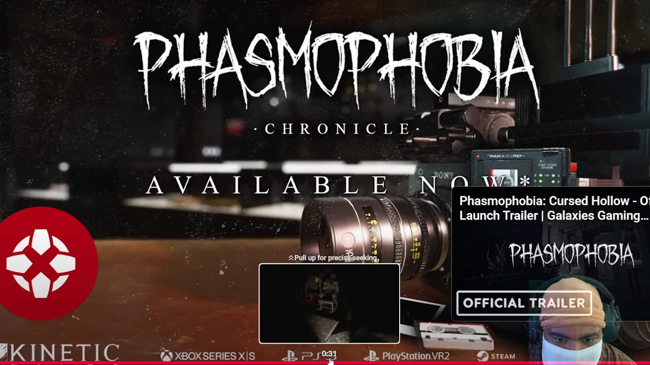 Phasmophobia: Chronicle - Official Launch Trailer reaction