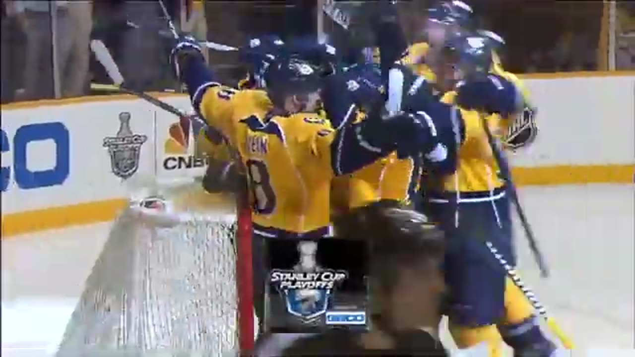 2012 WCQF Game 5 Predators vs Red Wings 4/20/12