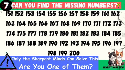 Can you find the missing numbers? (P.3) 🔢