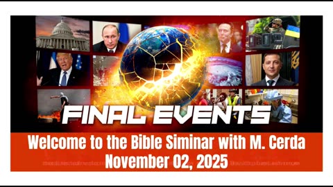 Nov. 02 | Bible Seminar With Pastor Michael Cerda