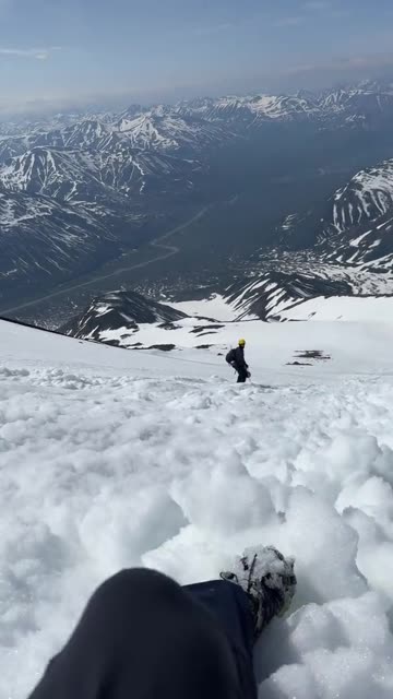 Sledding in a Tiny Avalanche