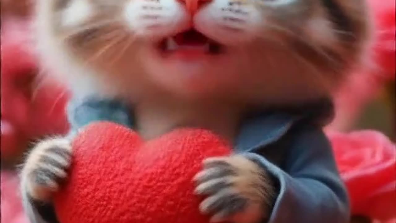 This Cute Cat Wants to Tell You Something 🐱💖 Watch Now!