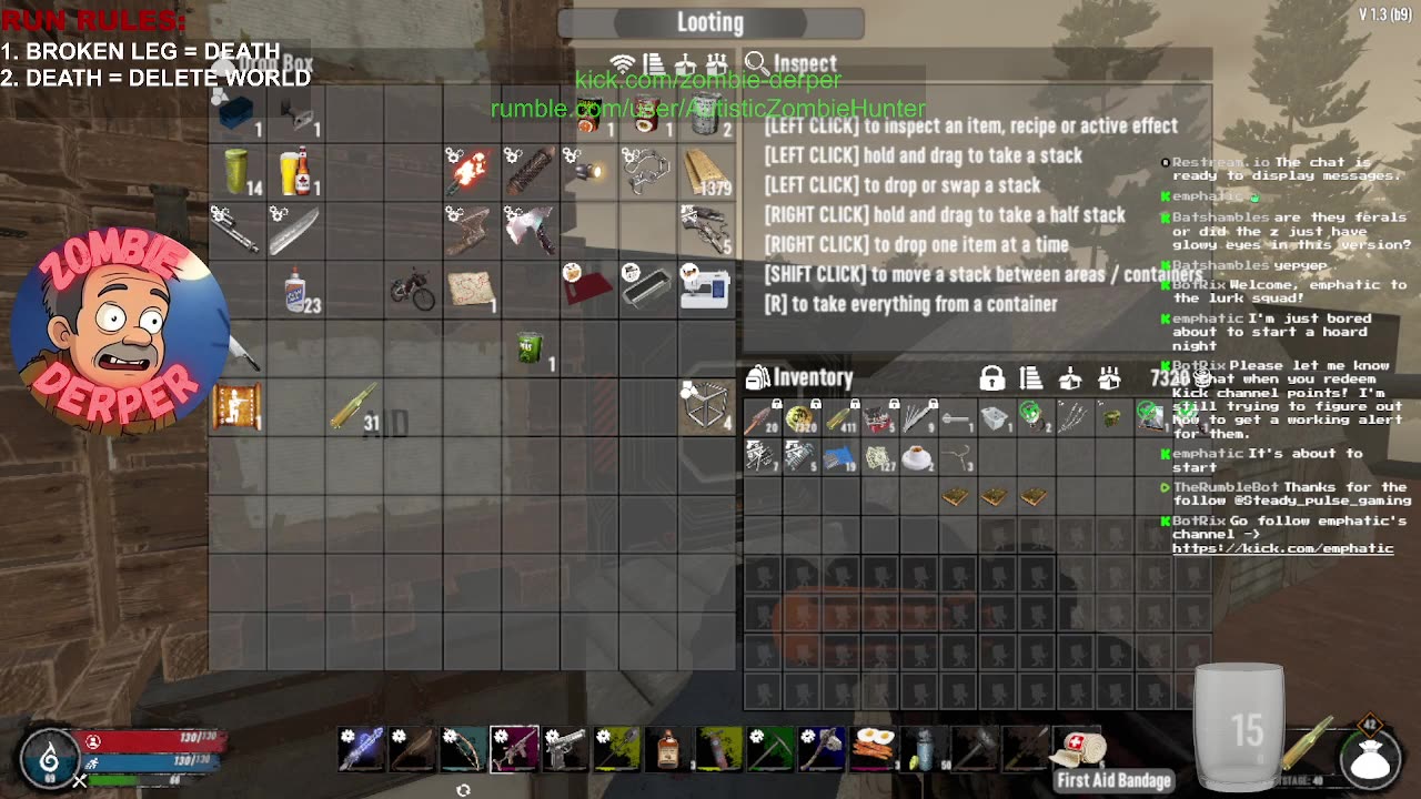 Crayon Eater goes to War... of the walkers| 7 Days to Die Permadeath