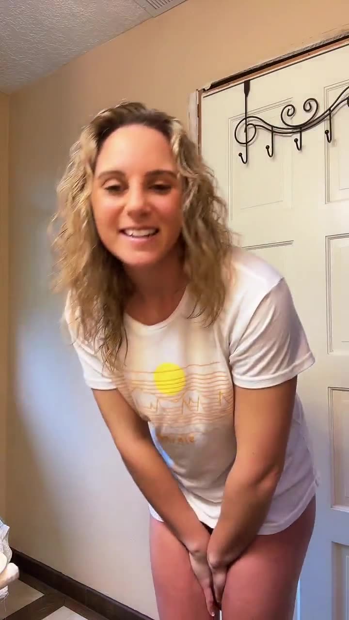 Oops very short dress sexy ass thong