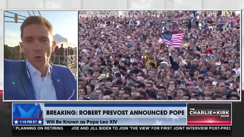 AMERICAN FLAG WAVES IN ROME