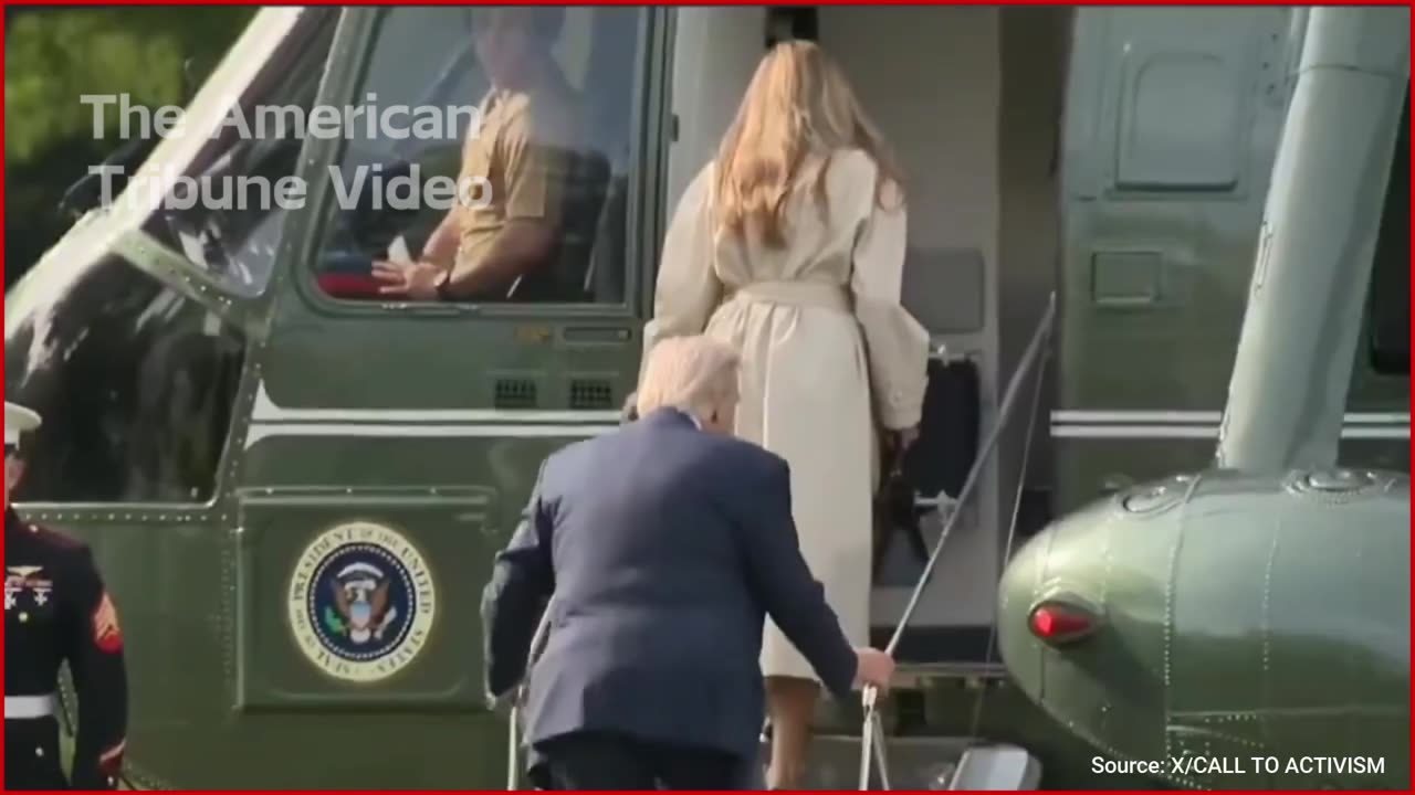 Incredible Video Shows Trump Helping Melania Across the White House Lawn and the Internet Loves It