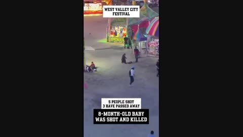 Mass Shooting During A Dispute At A Festival In Utah NIGGER KILLS 3 Including A Baby