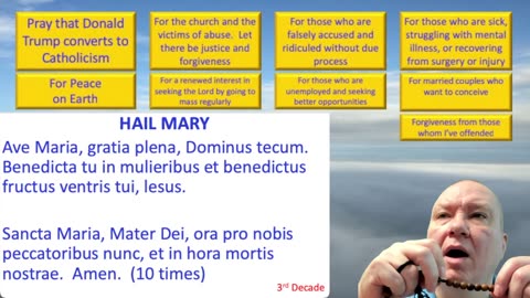 Mary's Daily Live Holy Rosary Prayer at 8:00 p.m. EDT 05/28/2025
