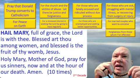 Mary's Daily Live Holy Rosary Prayer at 8:00 p.m. EDT 05/28/2025