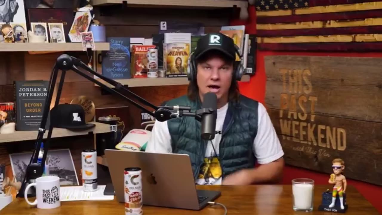 Theo Vons reaction as he finds out hes facing a $30 million lawsuit live on his podcast