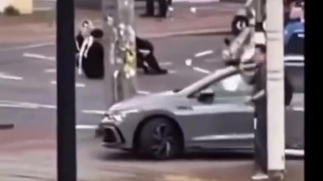 Deliberate hit-and-run of a pro Palestine protester during a peaceful protest