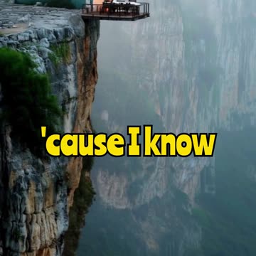 This Cafe Hangs Off a Cliff… Would You Dare? 🏔️😨