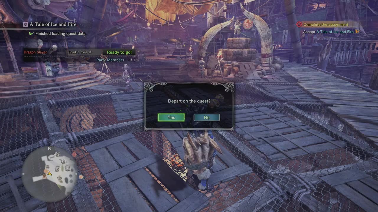 Monster hunter iceborn slaying an elder dragon