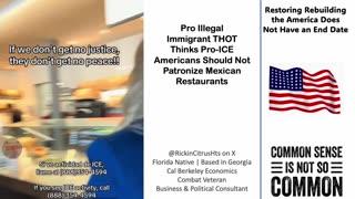 Pro Illegal THOT Activist Harasses Patrons at Phoenix Mexican Restaurant