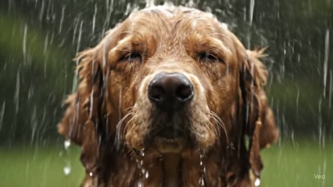 Rain Asmr with dog