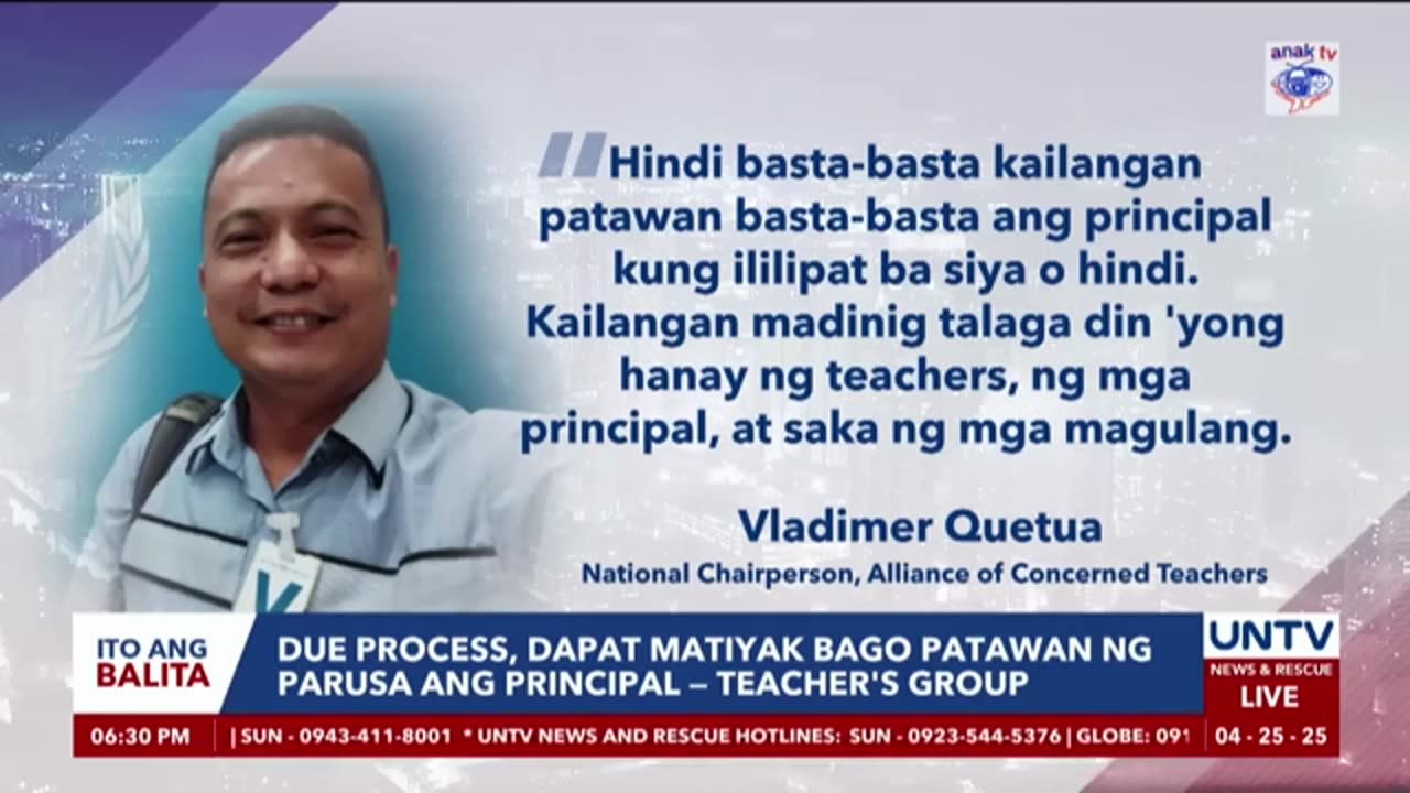 Principal sa viral graduation video, inalis na sa serbisyo ayon sa utos ni PBBM
