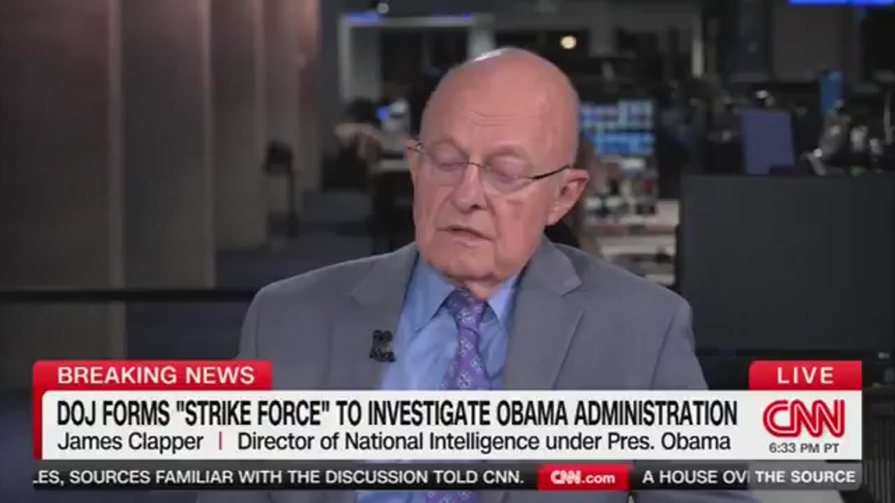 Former DNI James Clapper Says He Has Concerns That He'll Be Prosecuted