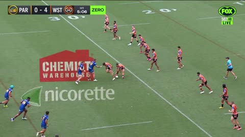 NRL- Parramatta v Wests Tigers Round 2 First Half Highlights