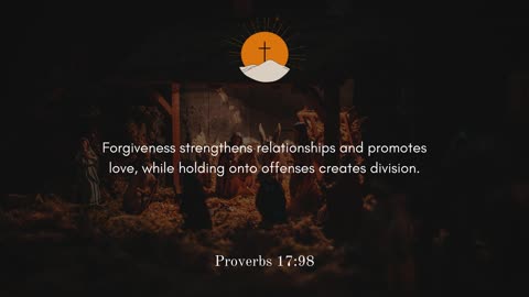 Proverbs 17:98 - Devotional
