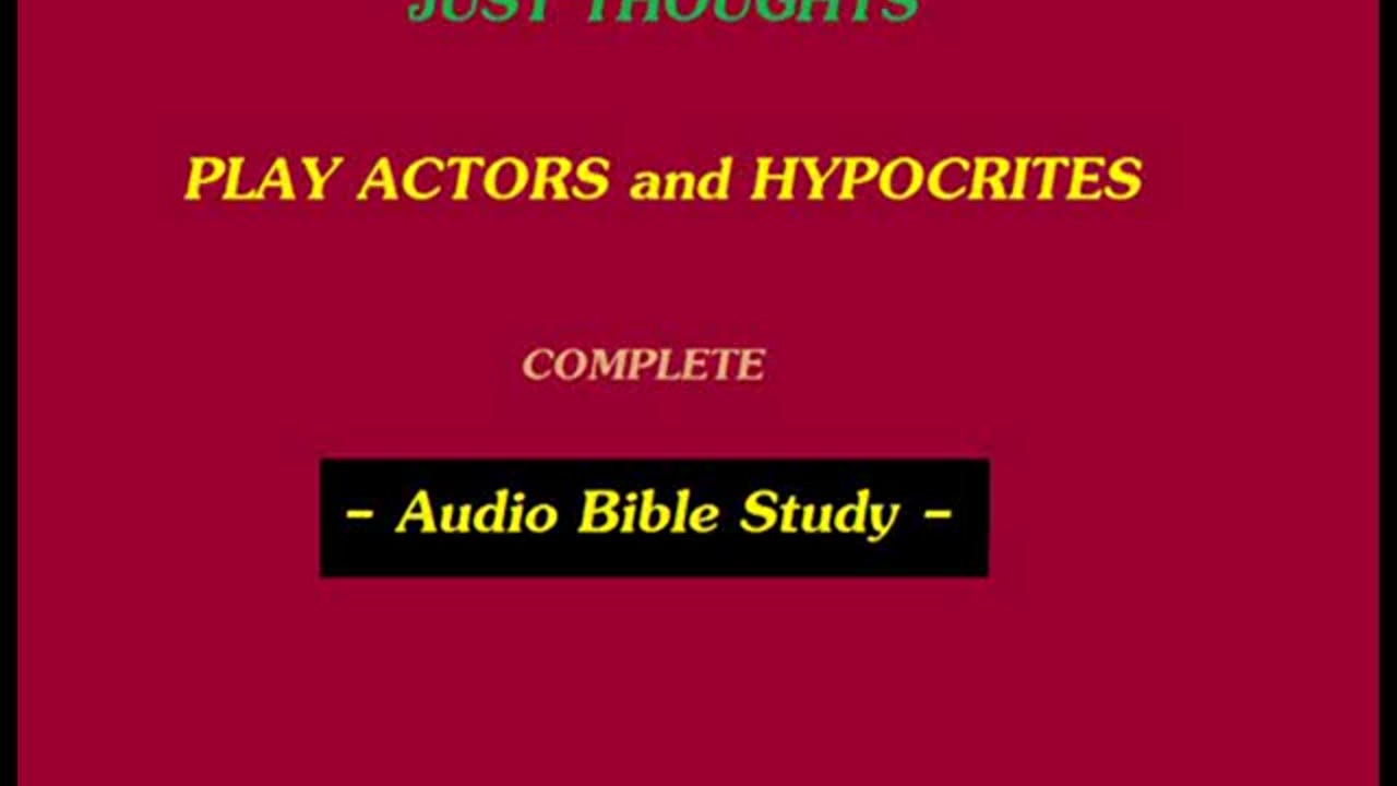 Just Thoughts - Play Actors and Hypocrites (2011) Retro
