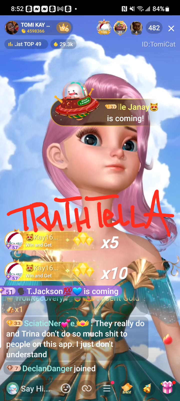 QUEEN TOMIKAY SAYS IF THERES NO RESPECT FOR MRS REGINA THERES NO RESPECT FOR DOPEFIEND DOT PT. 1