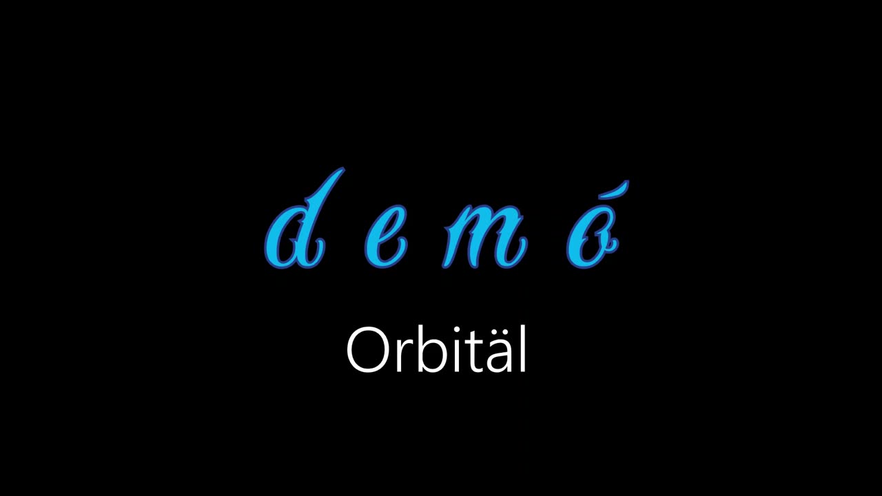 Demó ¦ Orbitäl (officiäl audió)