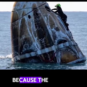 NASA requires a 3-hour safety check for re-entry.Bezos opened a fake hatch in 30 minutes....Blue